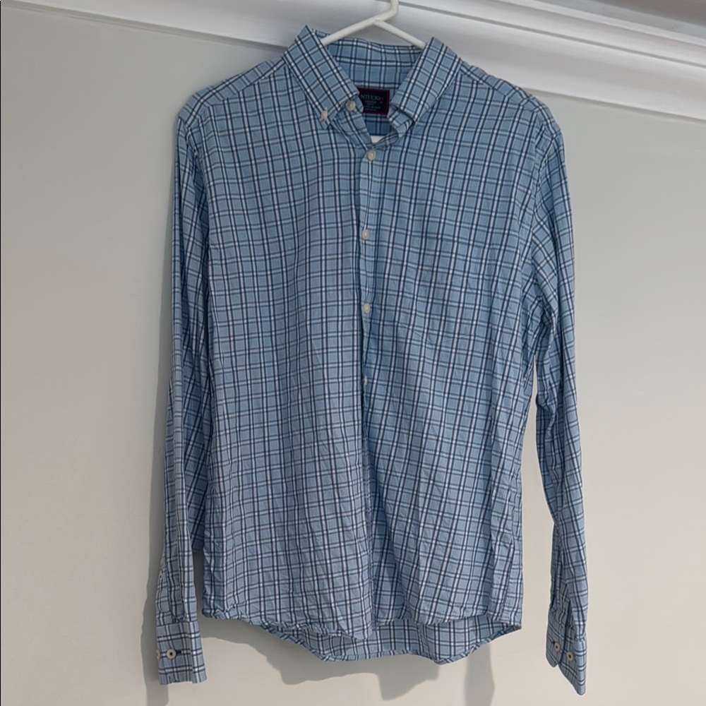 UNTUCKit Plaid Martolla Slim Fit Button Down Long Sleeve Shirt (Size Medium)
